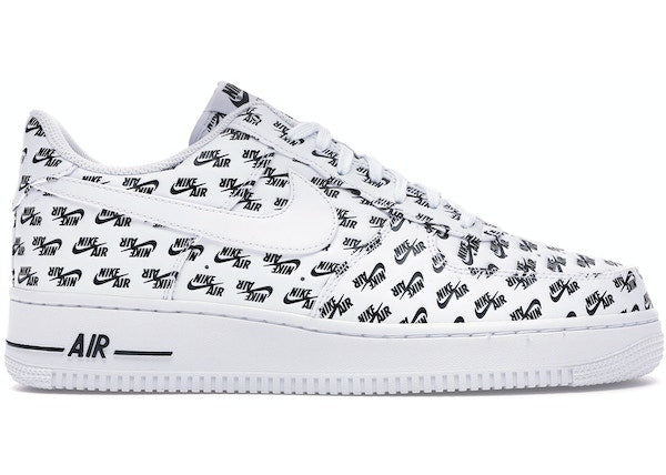 Nike Air Force 1 Low All Over Logo White